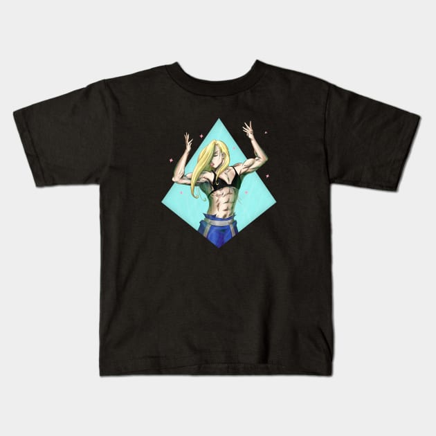 Olivier Mira Armstrong Flex Kids T-Shirt by FullmetalV